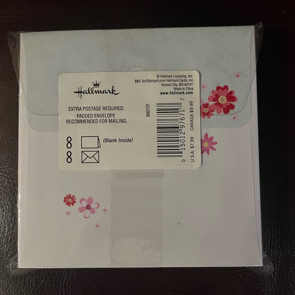 Bundle of 5 Hallmark & Sunrise branded thank you and blank notecards. - Picture 5 of 11